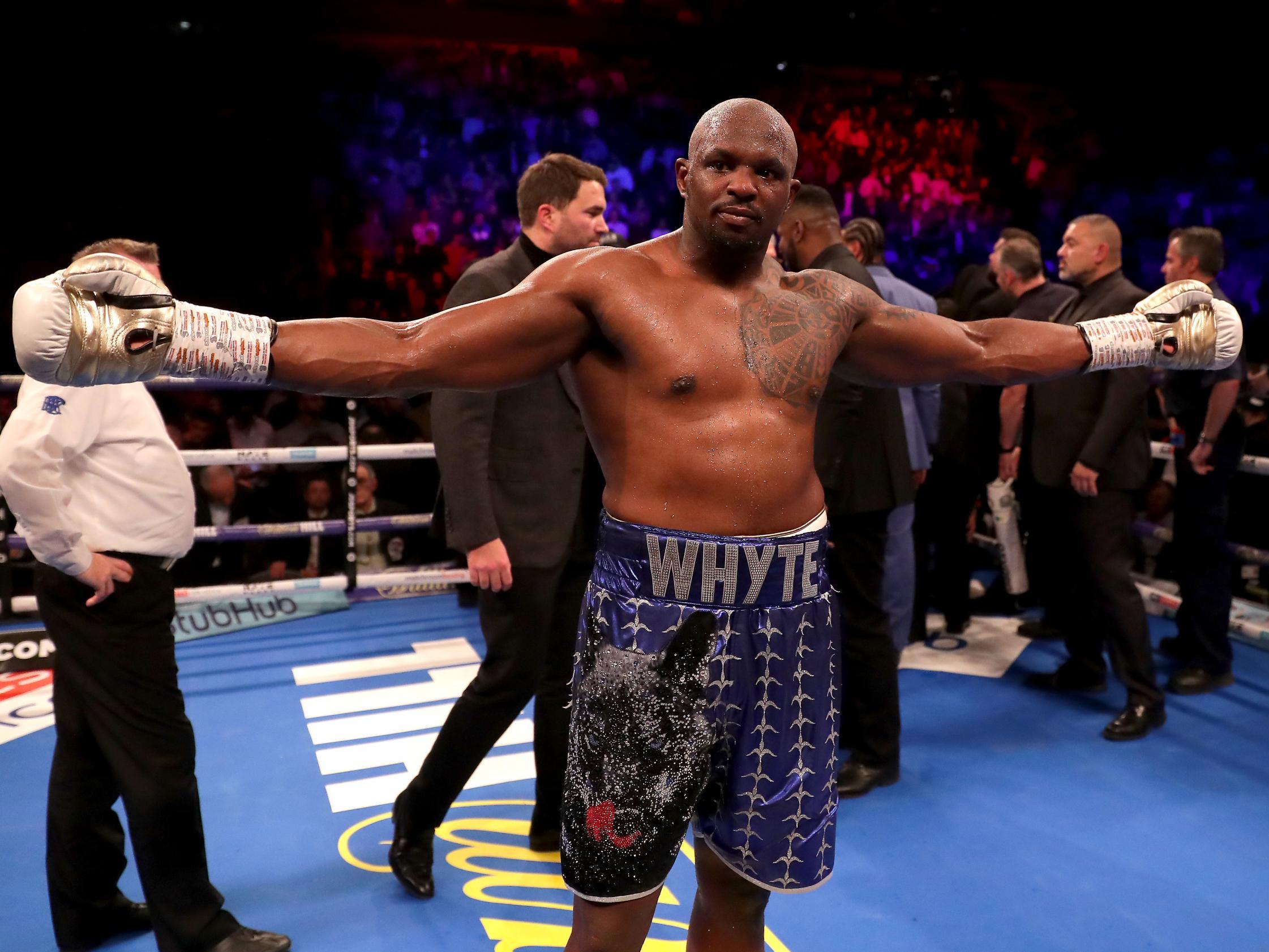 Dillian Whyte believes he deserves more respect from Anthony Joshua after receiving an offer for a rematch