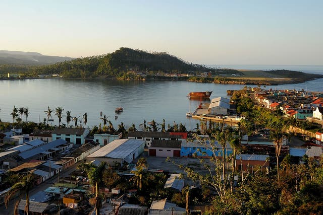The bus crashed on a road between the Cuban cities of Baracoa, pictured, and Guantanamo