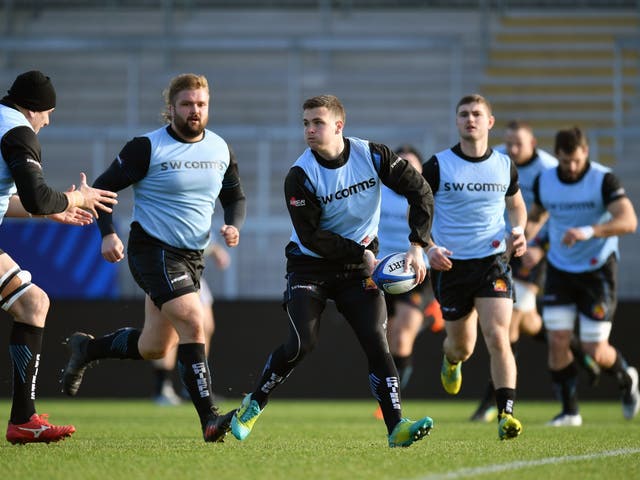 Joe Simmonds has been restored to fly-half for Exeter's must-win affair with Castres