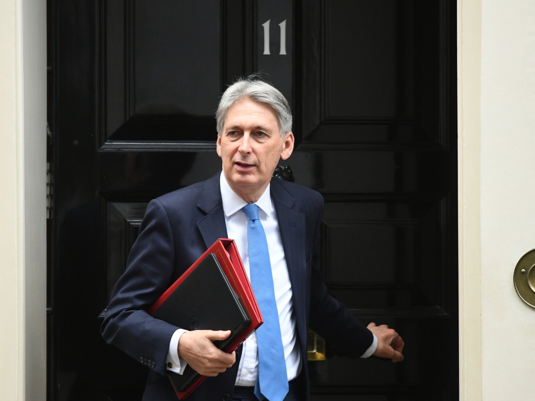Philip Hammond claimed police budgets were rising