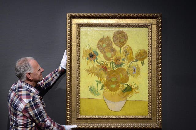 The Van Gogh Museum's version of the painting was taken down in 2013 when refurbishment work was carried out at the gallery. Van Gogh painted four versions of the arrangement
