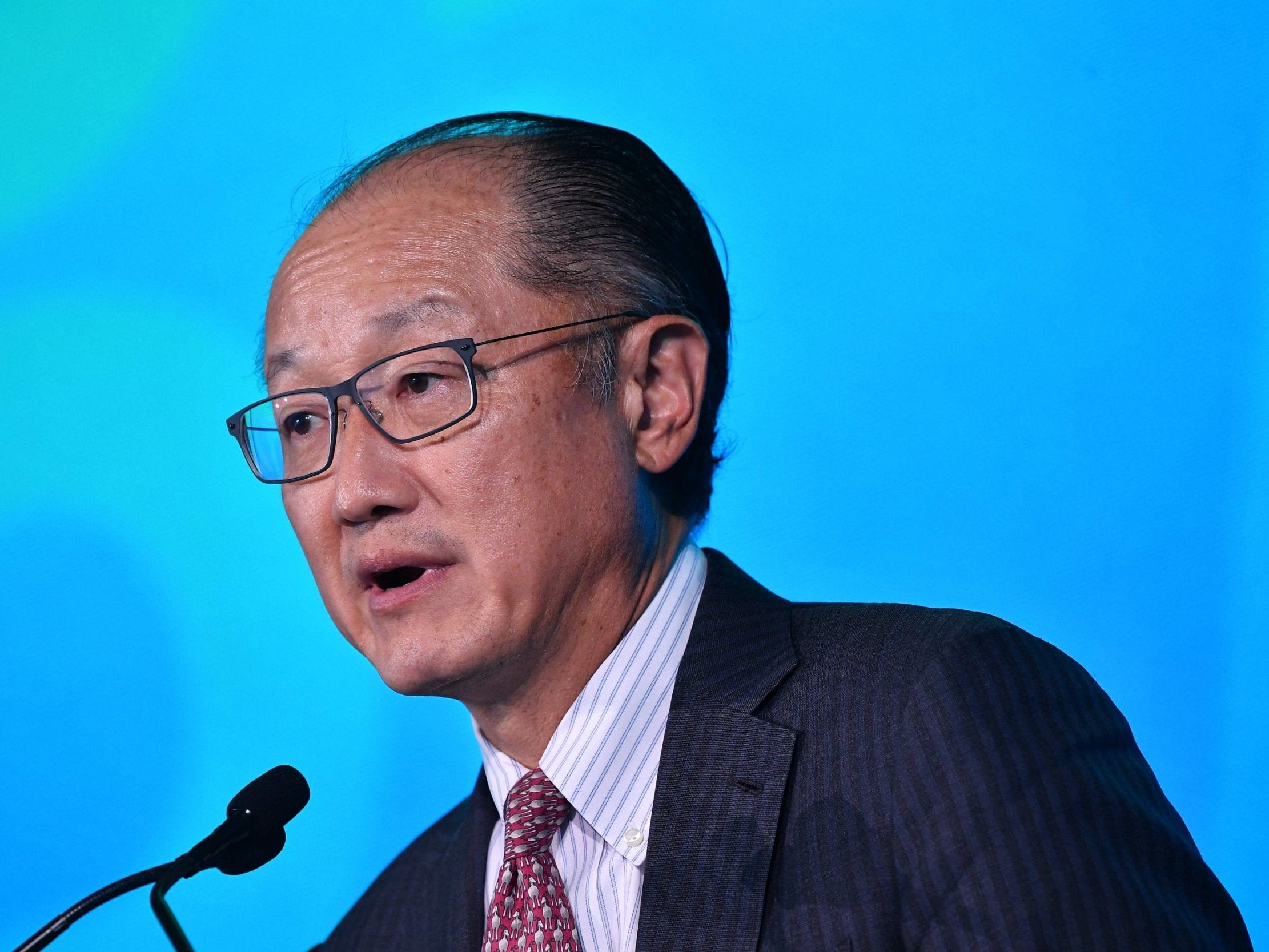 World Bank president Jim Yong Kim stood down three and a half years before the end of his term.