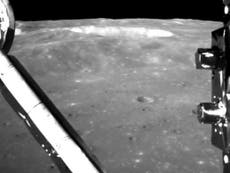 Chinese spacecraft seen landing on far side of moon in new footage