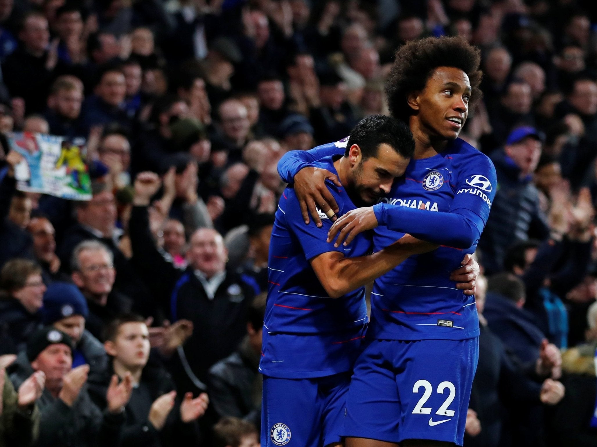 Willian helped Chelsea to a win over Newcastle