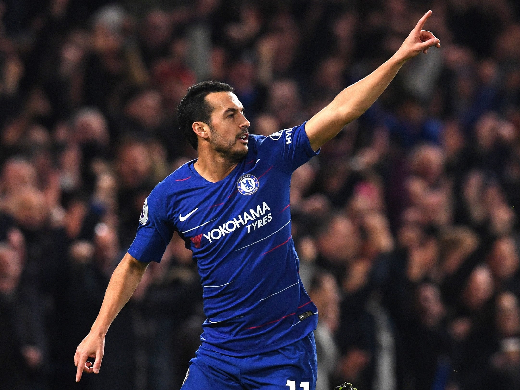 Pedro opened the scoring with a neat finish