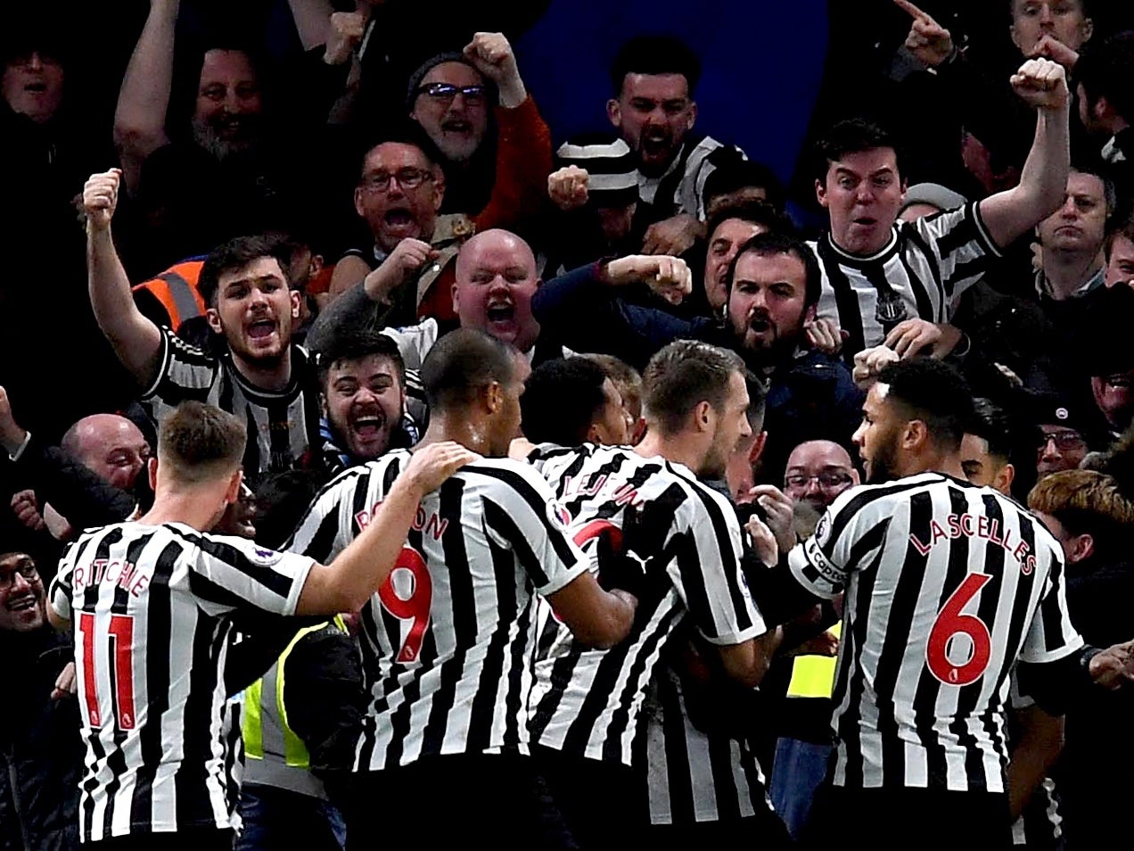 Newcastle grew back into the game and matched Chelsea