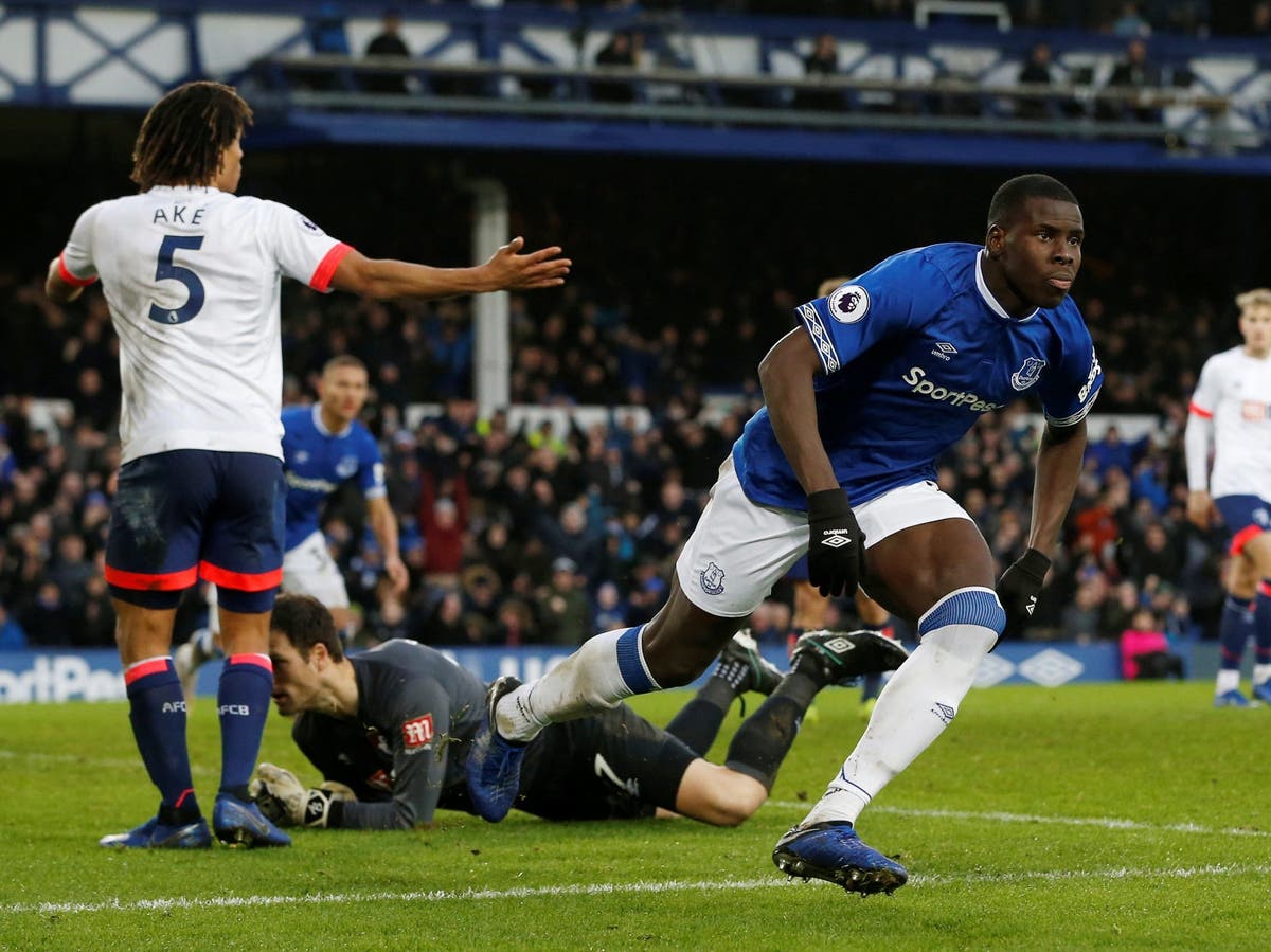 Everton vs Bournemouth: Goals from Kurt Zouma and Dominic Calvert-Lewin ...