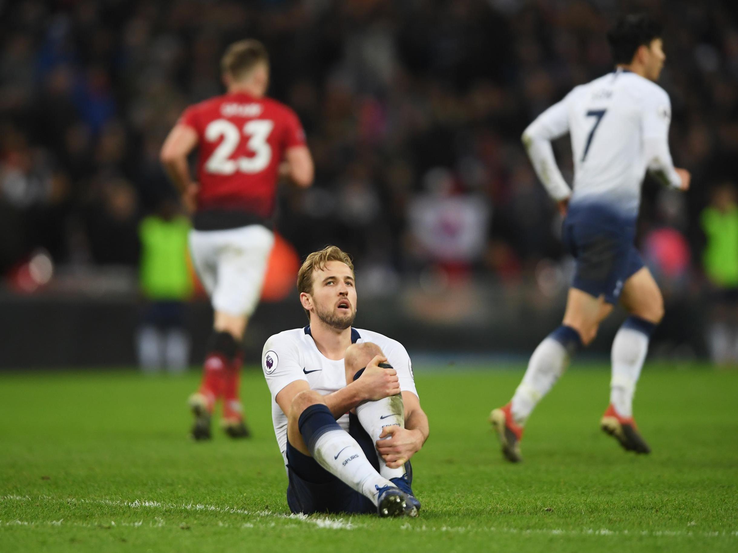 Harry Kane sustained the injury at the final whistle
