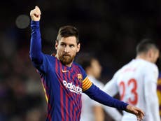 Messi scores landmark La Liga goal for Barcelona