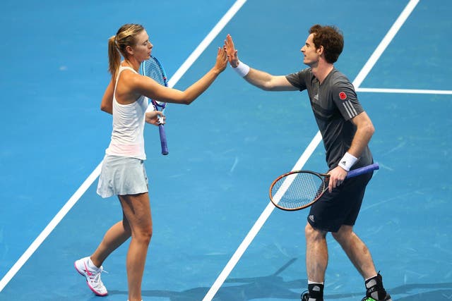 Andy Murray and Maria Sharapova