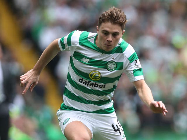 James Forrest has scored 11 goals in 34 Celtic appearances this season