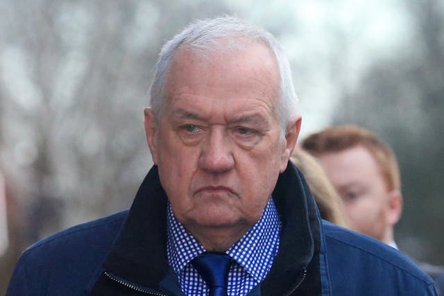 David Duckenfield, match-day police commander at the Hillsborough football stadium disaster, arrives at court in Preston for his first trial in January