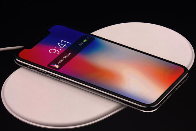 The Apple AirPower, a wireless charging system for iPhones, was unveiled during a media event in California on September 12, 2017