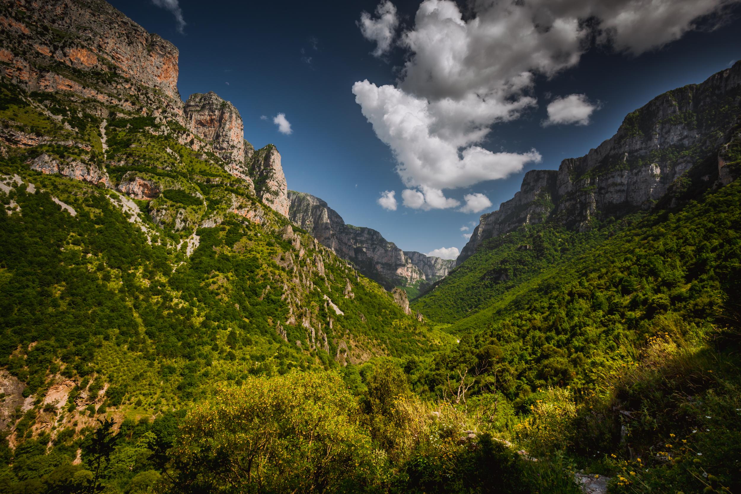 Greece's Zagori is home to green gorges and mountains