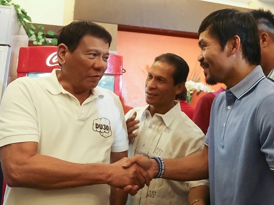 Manny Pacquiao was already a congressman in 2010 when he defeated Antonio Margarito