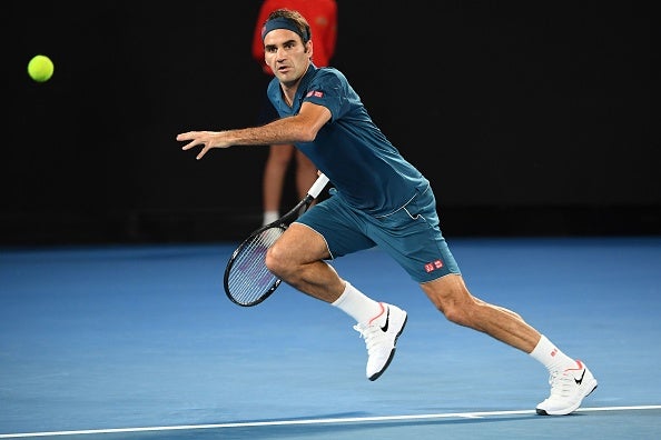 Roger Federer comfortably defeated Denis Istomin in straight-sets