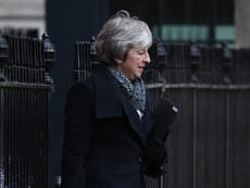 Theresa May faces huge defeat and vote of no confidence in government