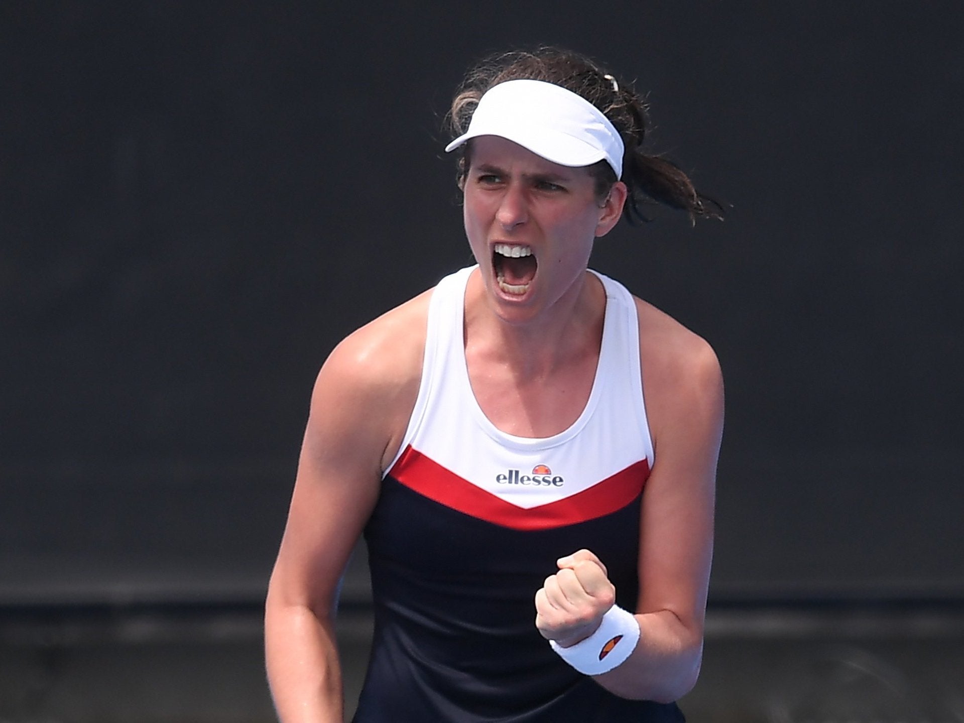 Konta is through to the second round in Melbourne