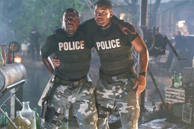 Martin Lawrence, left, and Will Smith as detectives in ‘Bad Boys’ (199