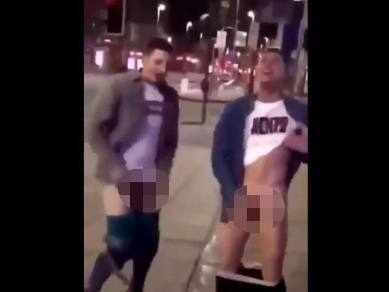A video appears to show Oxford winger Gavin Whyte semi-nude in the street