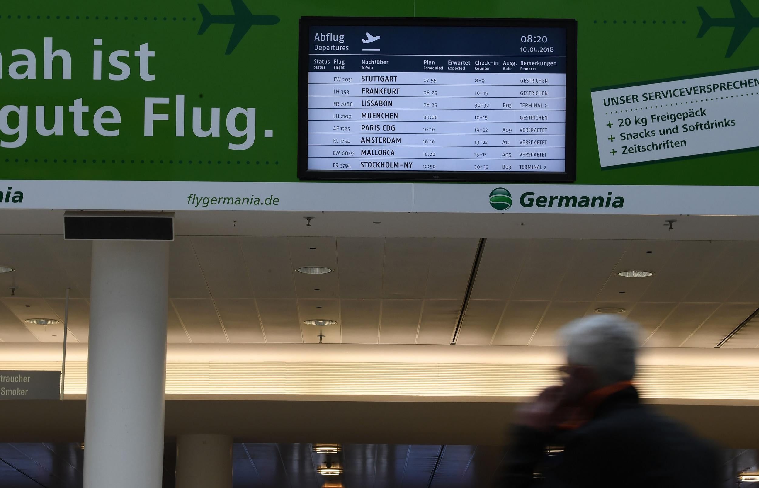 Î‘Ï€Î¿Ï„Î­Î»ÎµÏƒÎ¼Î± ÎµÎ¹ÎºÏŒÎ½Î±Ï‚ Î³Î¹Î± Germany airport strikes to affect 220,000 passengers