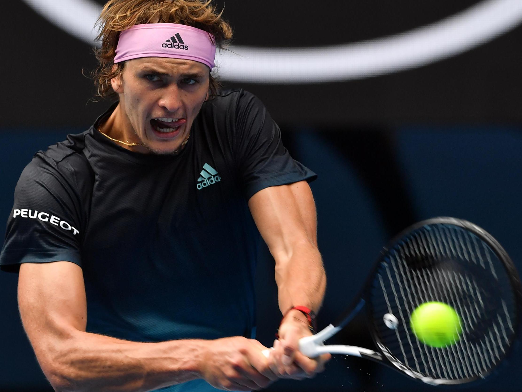 Zverev beat his Slovenian opponent 6-4, 6-1, 6-4