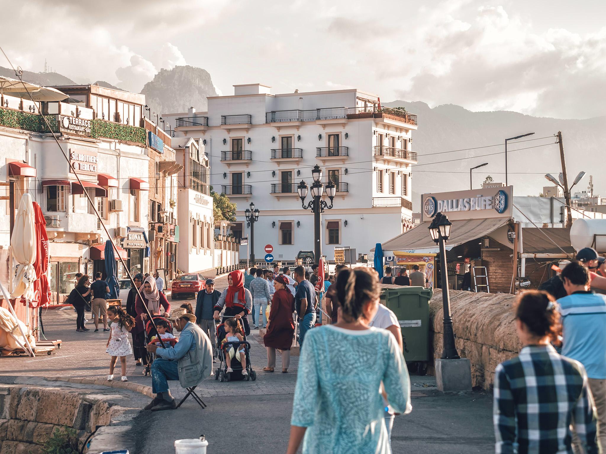 Kyrenia, on the northern coast of Cyprus