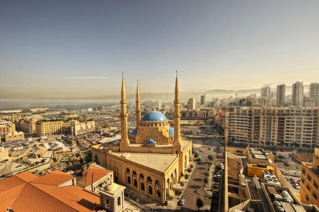 The Beirut skyline