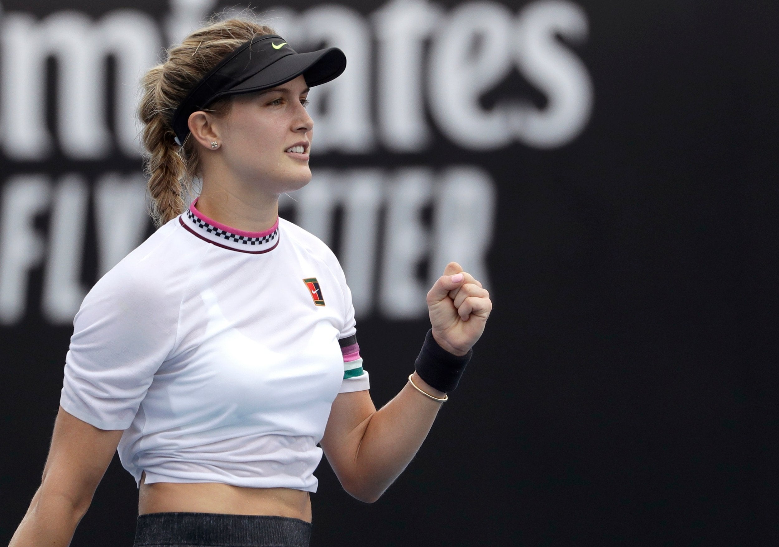 Eugenie Bouchard will now face Williams in the second round after defeating China's Peng Shuai