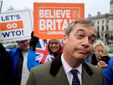 Leave supporters to pay £50 to join Nigel Farage on Brexit march