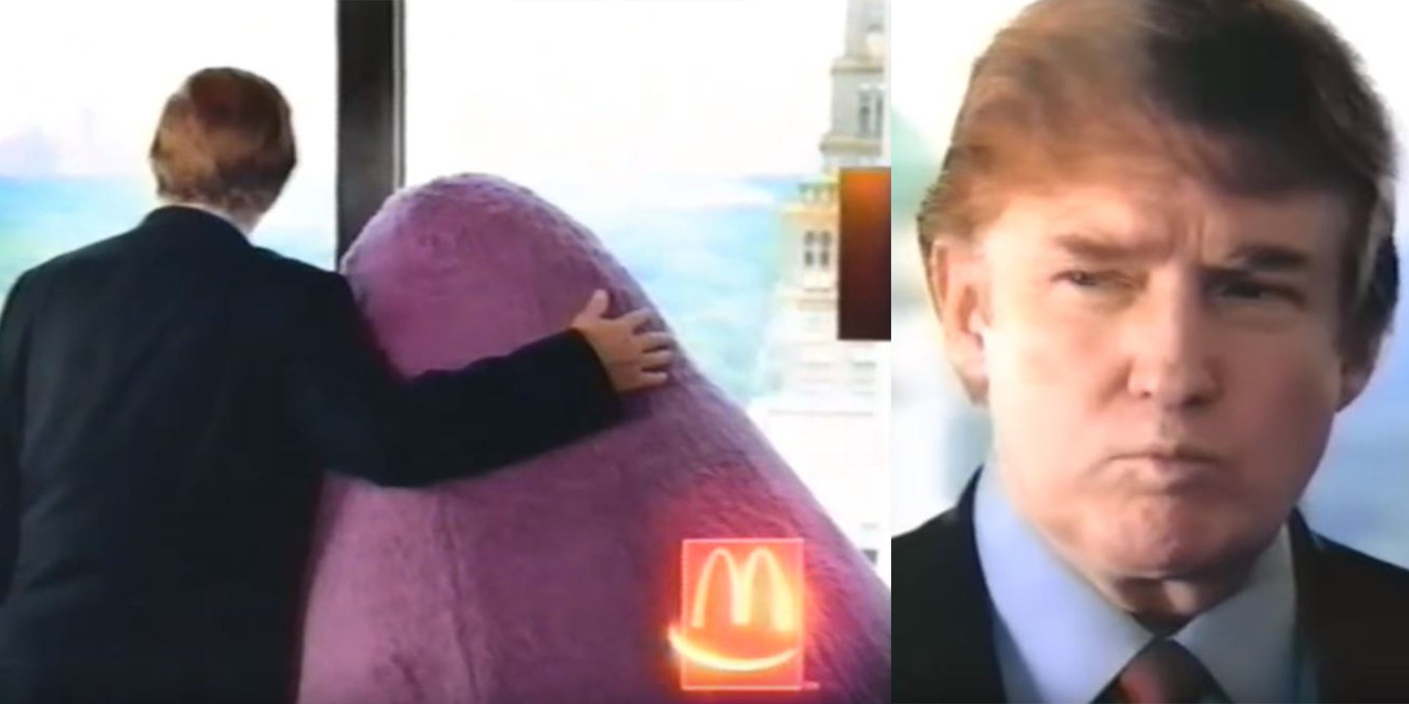 Donald Trump once made an advert for McDonald's in 2002 and it's really ...