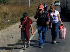New migrant caravan travelling to US adding to tensions over border