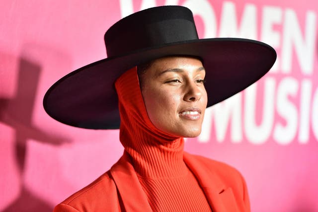 Alicia Keys attends Billboard's 13th Annual Women In Music Event at Pier 36 on 6 December, 2018 in New York City.