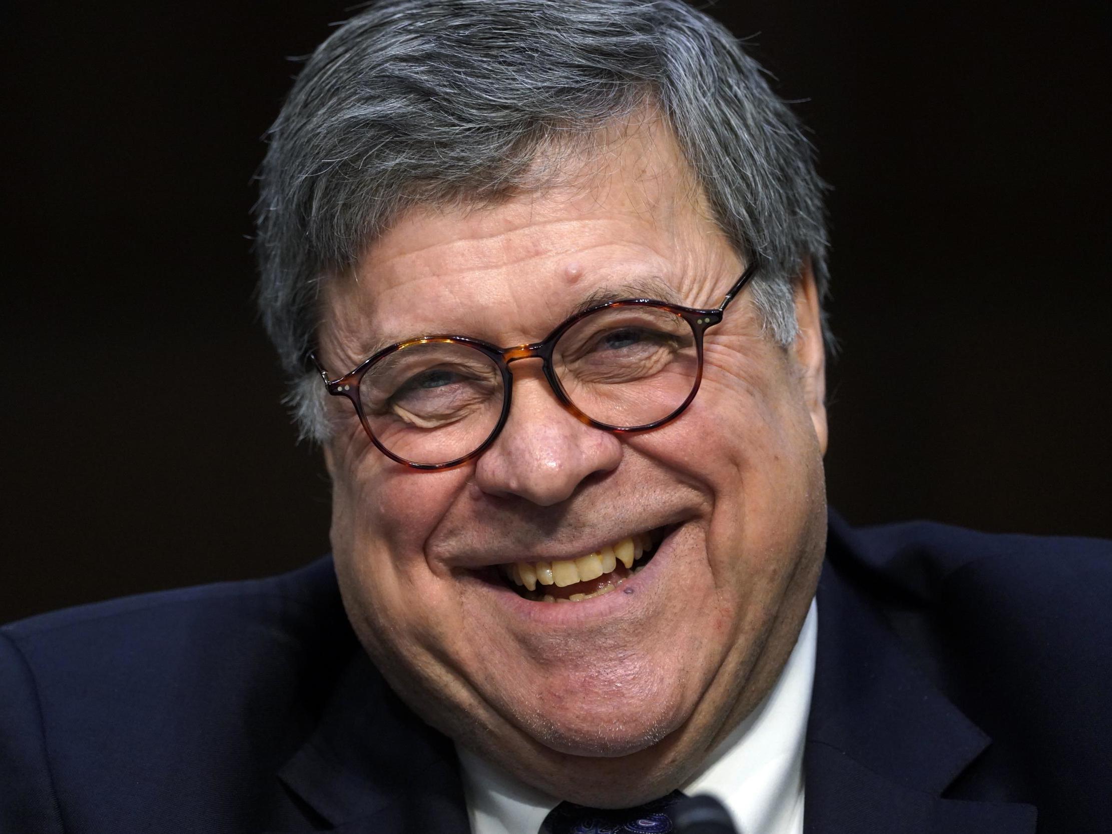 Attorney General nominee William Barr testifies before the Senate Judiciary Committee on Capitol Hill in Washington, Tuesday, Jan. 15, 2019.