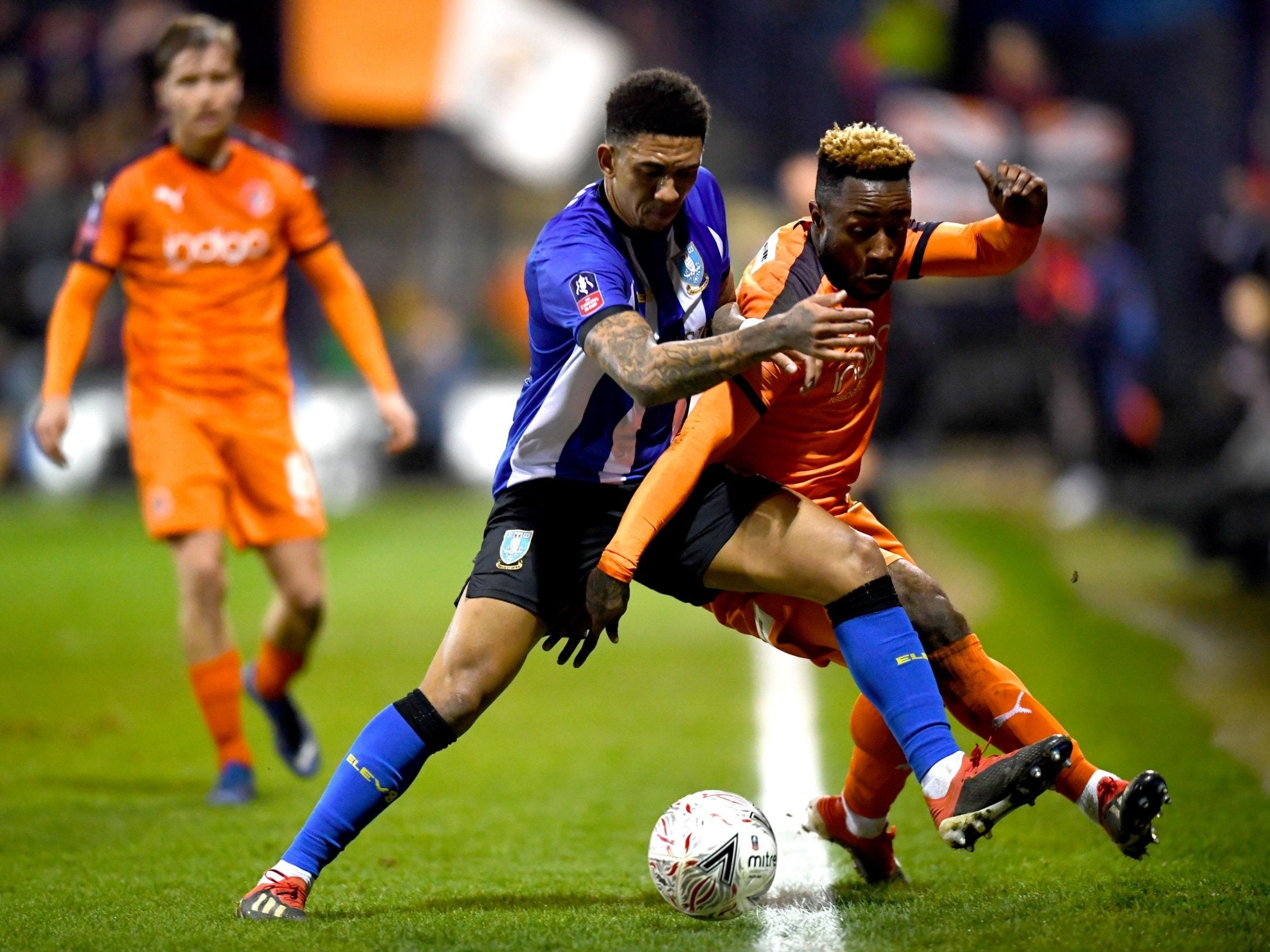 Luton Town vs Sheffield Wednesday Atdhe Nuhiu sends Owls through to the FA Cup fourth round The Independent The Independent