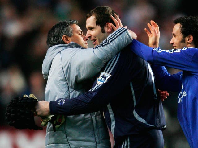 Jose Mourinho praised himself for giving Petr Cech his debut