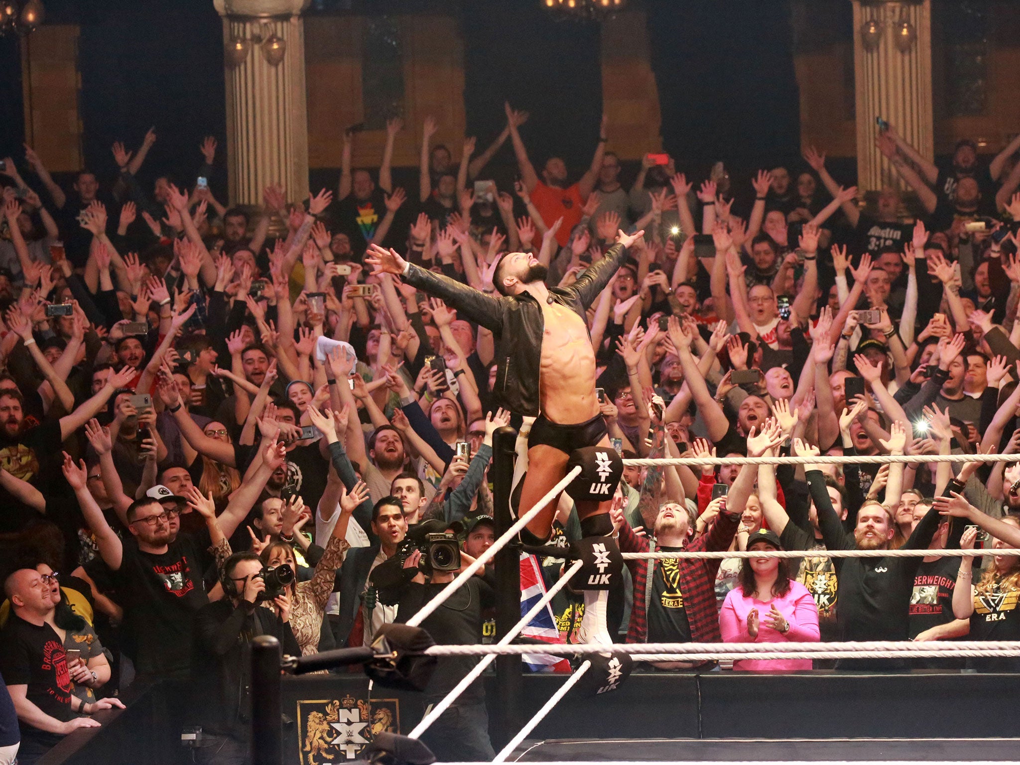 Finn Balor made a shock appearance at Takeover: Blackpool