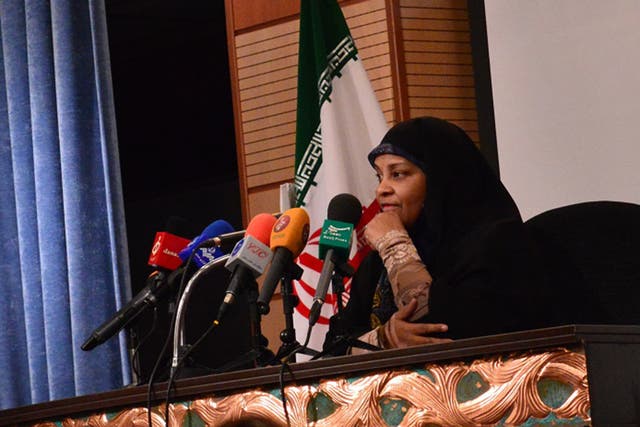 Marzieh Hashemi, a 59-year-old Muslim convert who was born in New Orleans named Melanie Franklin, has reported on discrimination against women, Muslims, and African-Americans in the US
