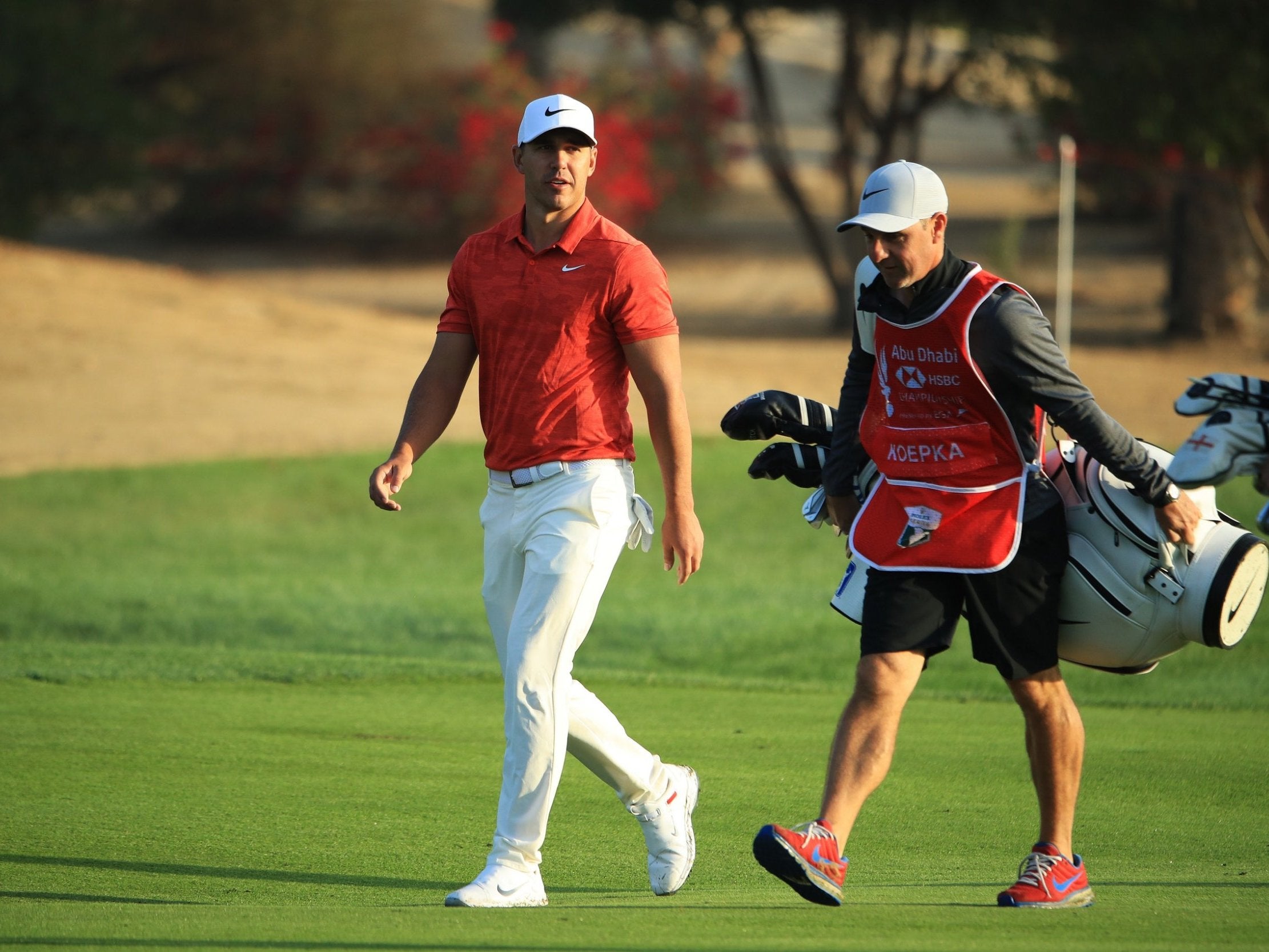 Brooks Koepka can reclaim the world No 1 ranking with a win in Abu Dhabi (Getty)