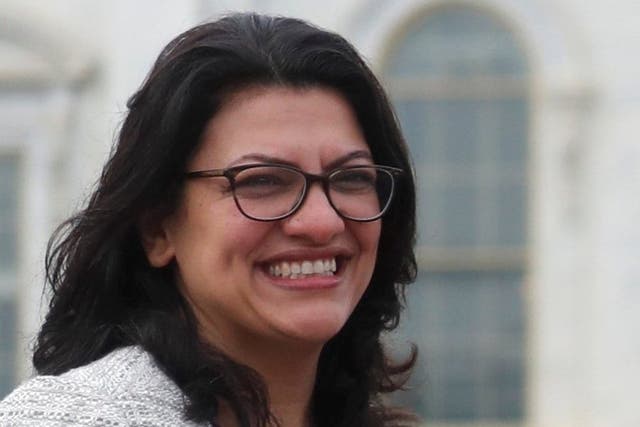 Pictured: Rashida Tlaib on the second day of the new (116th) Congress on Capitol Hill, Washington, US, 4 January 2019. The Palestinian-American politician is one of the first two Muslim women elected to Congress.