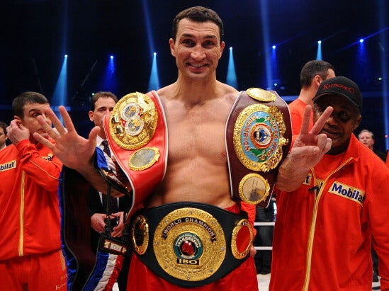 Klitschko managed to battle his way back to the top