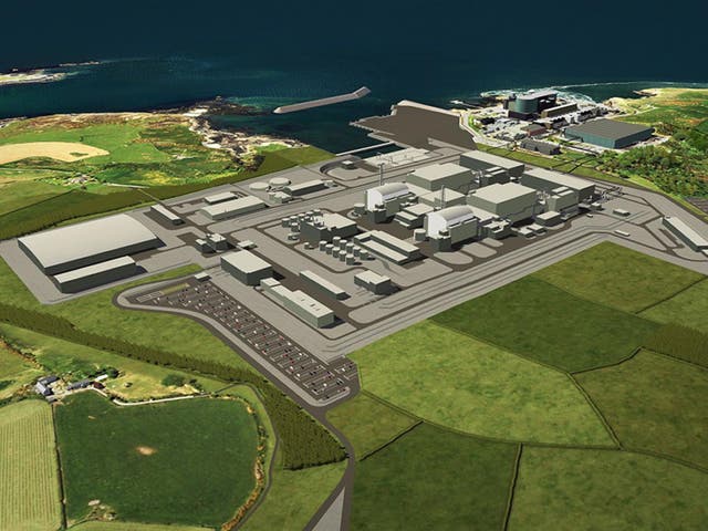 The Wylfa Newydd project on Anglesey was expected to support to around 9,000 jobs when construction activity reached its peak.