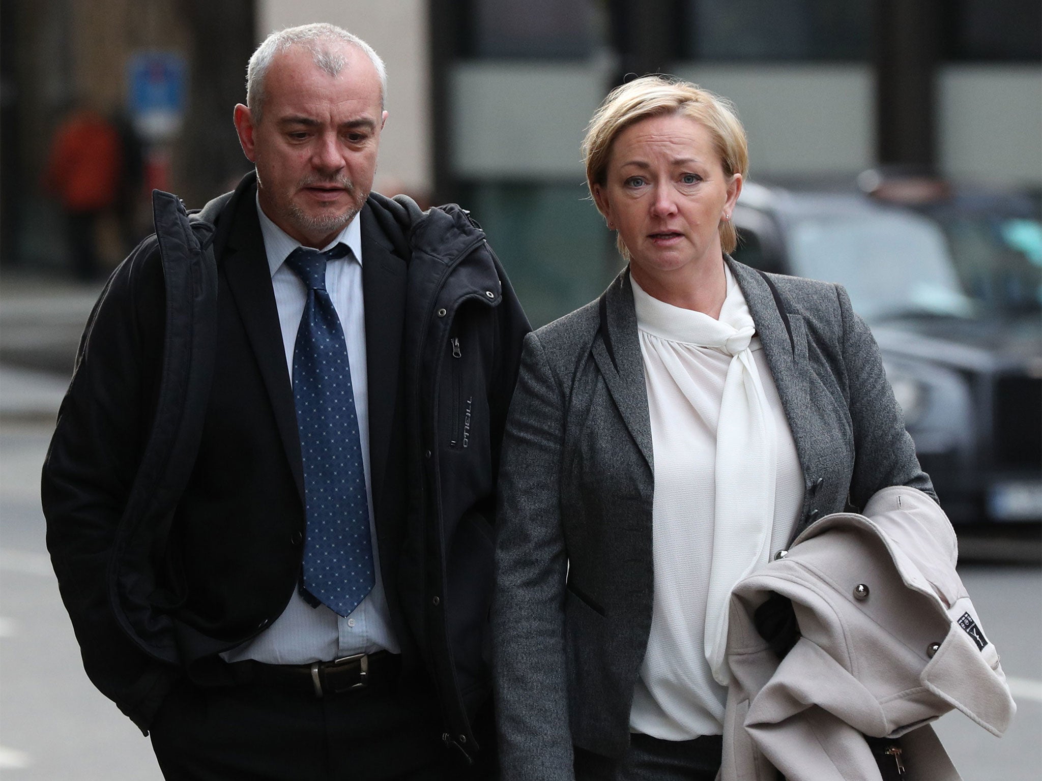 Lee Pollard and Sharon Patterson each deny three counts of misconduct in a public office
