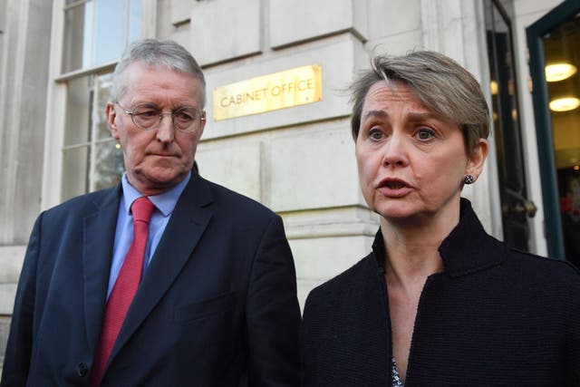 There is no room in the shadow cabinet for talented backbenchers such as Yvette Cooper and Hilary Benn