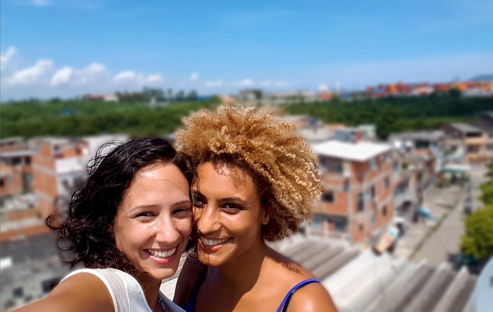 Monica Benicio (left) and Marielle Franco. Benicio says she agrees with media reports that claim the murder was planned and involved politicians and security forces
