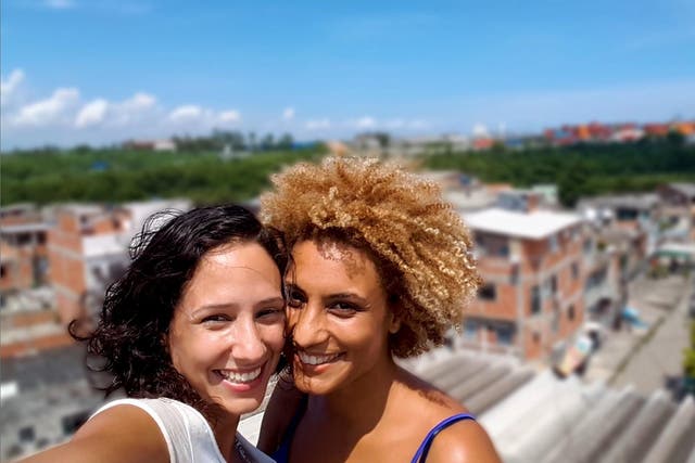 Monica Benicio (left) and Marielle Franco. Benicio says she agrees with media reports that claim the murder was planned and involved politicians and security forces
