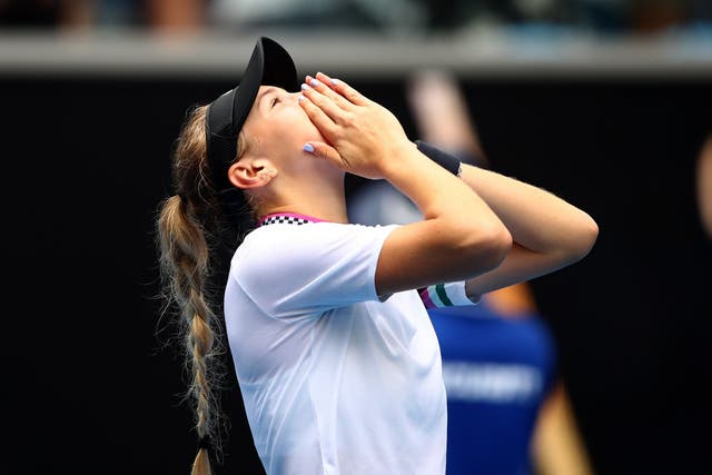 Anisimova earned the biggest win of her career