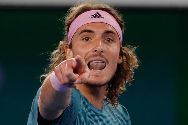 Tsitsipas shouted at the umpire during the match