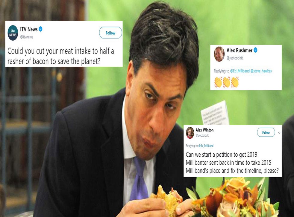 Ed Miliband made the most hilarious reference to that bacon sandwich photo indy100 indy100
