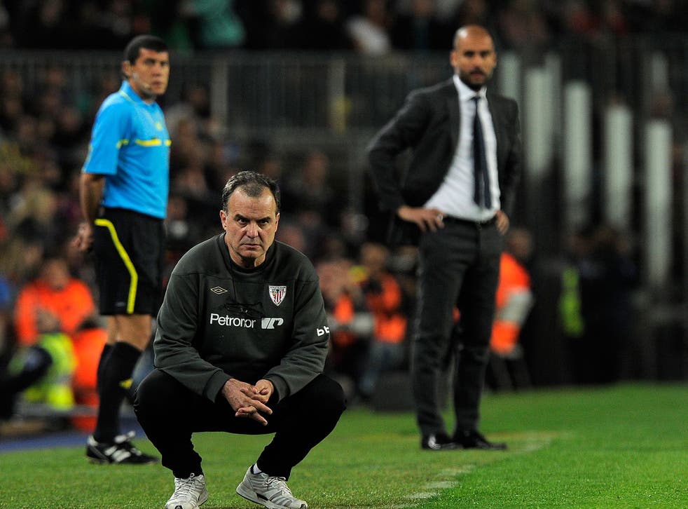 Marcelo Bielsa and Pep Guardiola came up against each other in La Liga